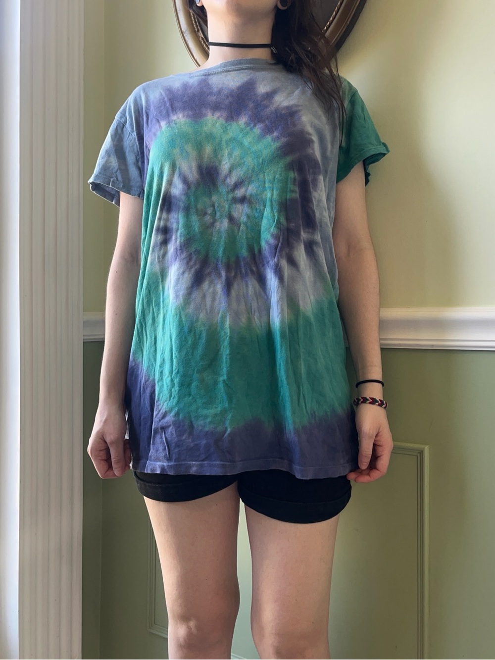 Stranded tie dye t shirt
